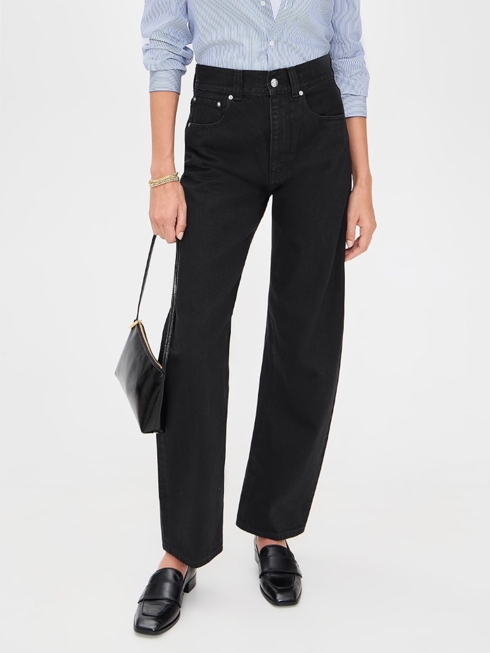 NWOT | Madewell Black Denim Balloon Jeans Size 28